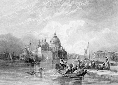 Le Grand Canal, Venise, gravé par J. Thomas, vers 1829 - Charles Bentley